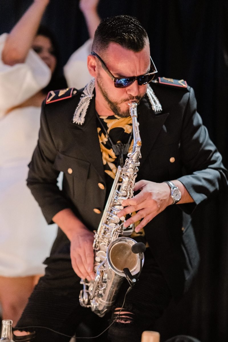 Orget Sax performing